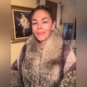 Luxurious Fur-Trimmed Coat